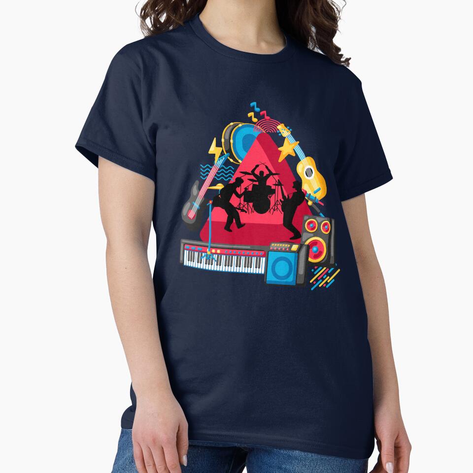 Vibrant  pop music band illustration by Bindu1909 T-Shirts, Hoodie, Sweatshirt | BlankRebels.com (Image 2)