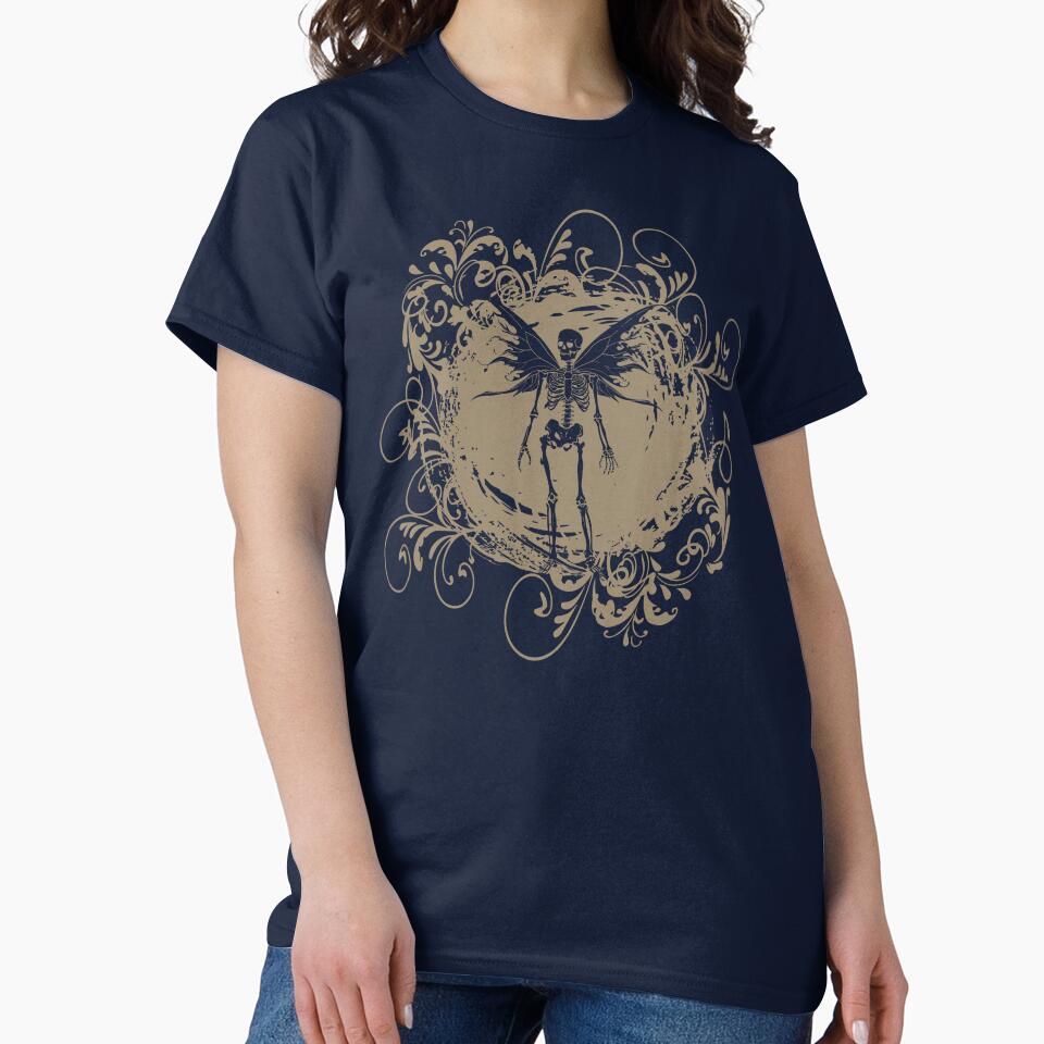 Fairy Grunge Fairycore Aesthetic Skeleton Butterfly Gothic by jasebro T-Shirts, Hoodie, Sweatshirt (Image 2)