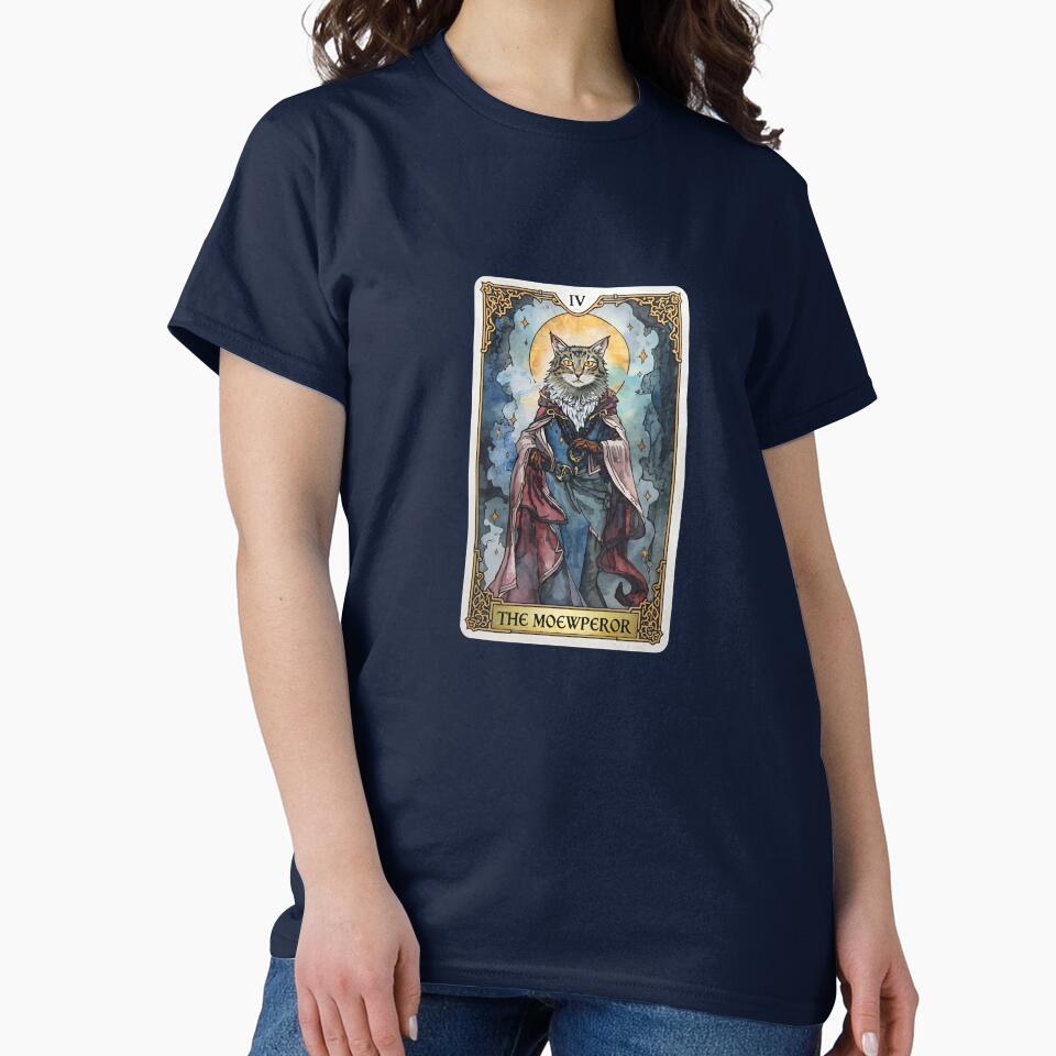 The meowperor tarot card >< by PP do card T-Shirts, Hoodie, Sweatshirt | BlankRebels.com (Image 2)