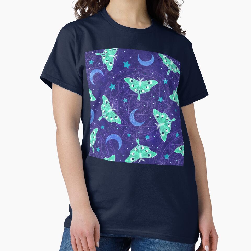 Luna Phase Pattern by Ellador T-Shirts, Hoodie, Sweatshirt | BlankRebels.com (Image 2)