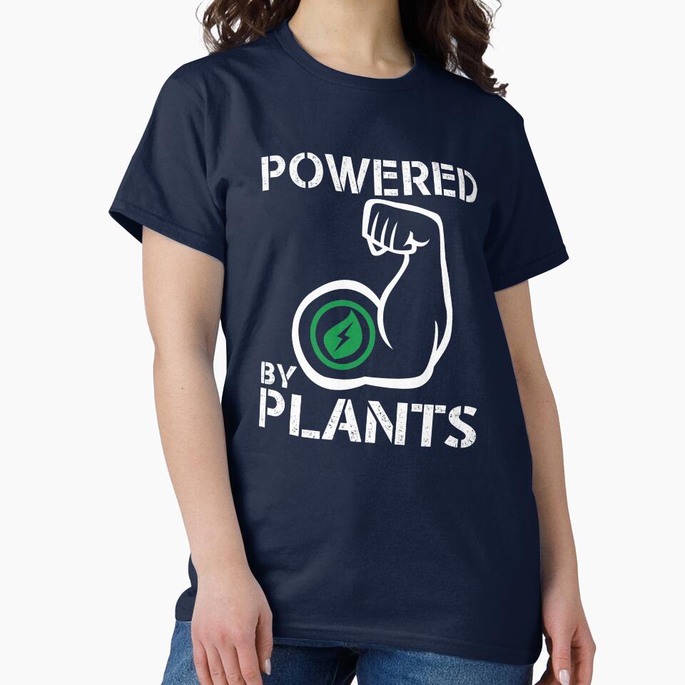 Vegan Powered By Plants - Strong Vegan Shirt for Bodybuilders by TrndSttr Hoodie, Sweatshirt | BlankRebels.com (Image 2)