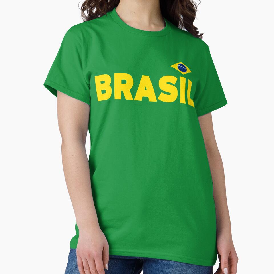 Brazil National Team Brazilian Futbol Soccer Flag by pixeljamz T-Shirts, Hoodie, Sweatshirt | BlankRebels.com (Image 2)