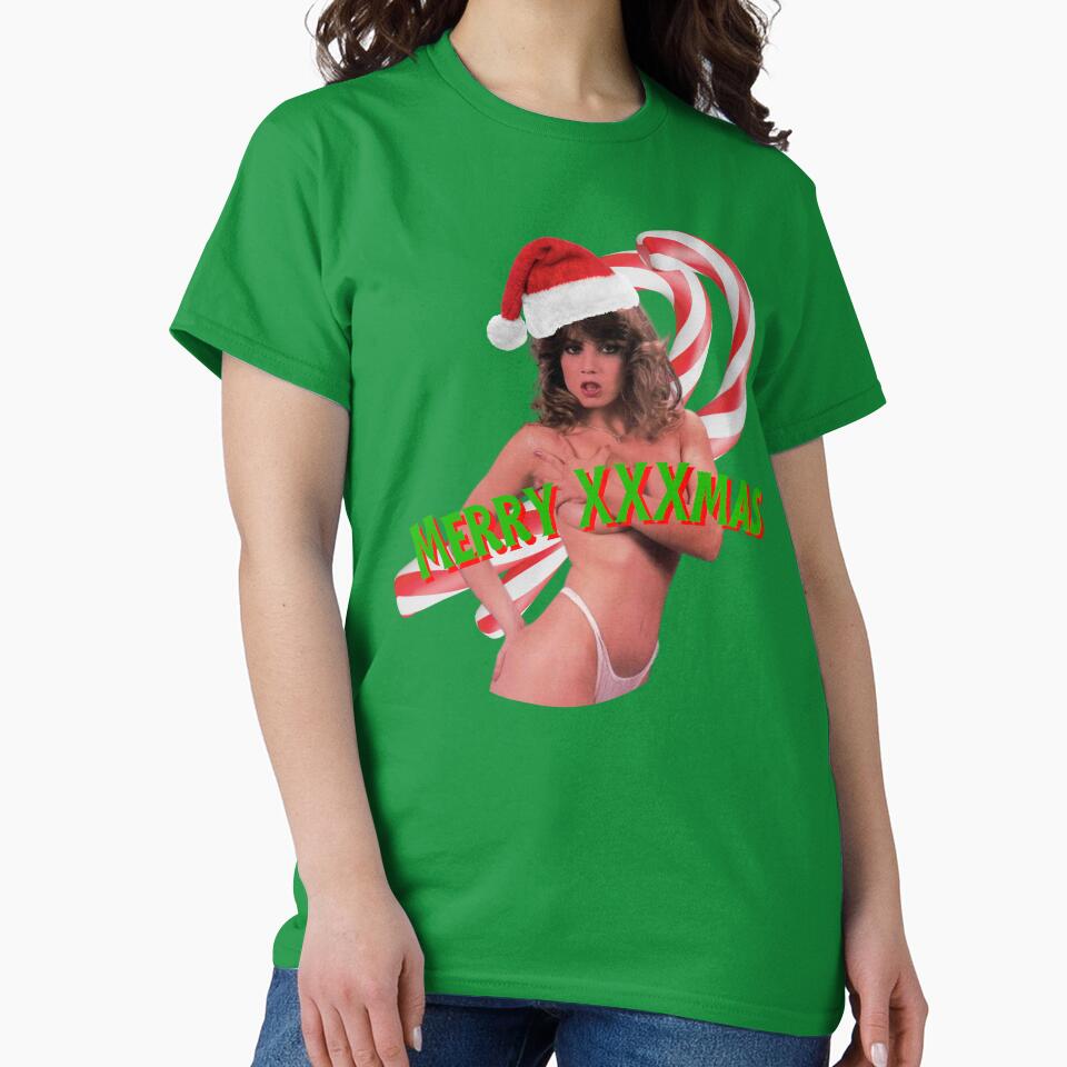 Traci Lords - Merry XXXmas -  80's by Lindaco T-Shirts, Hoodie, Sweatshirt | BlankRebels.com (Image 2)