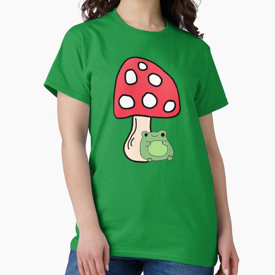 Mushroom and Frog Sticker by Cosmic Detour T-Shirts, Hoodie, Sweatshirt | BlankRebels.com (Image 2)
