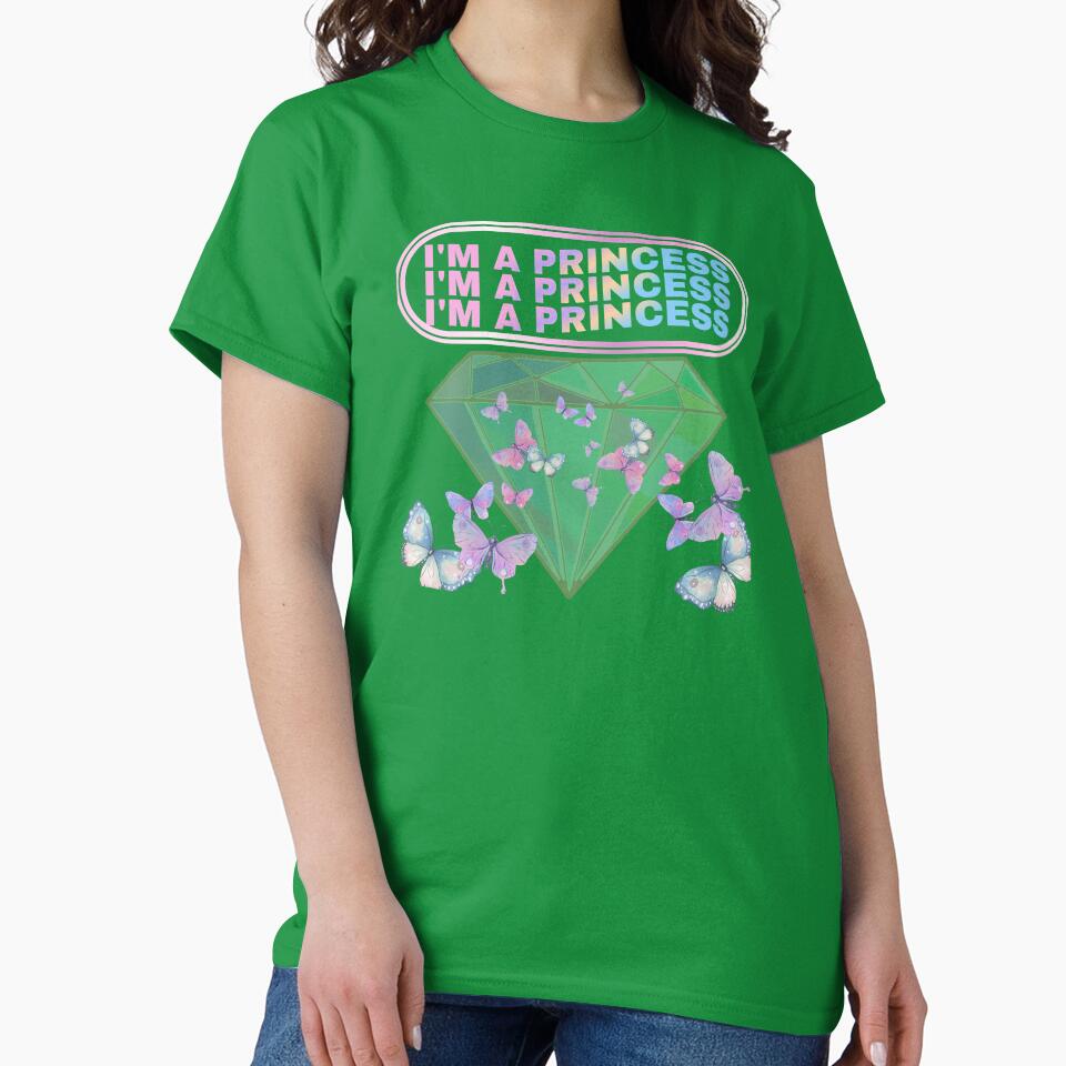 Y2K Soft Girl Princess Quote with Magic Butterflies by LoraDesign98 T-Shirts, Hoodie, Sweatshirt | BlankRebels.com (Image 2)