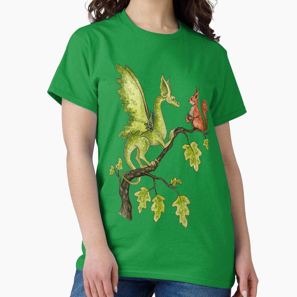 Oak Tree Encounter by AmyBrownArt T-Shirts, Hoodie, Sweatshirt | BlankRebels.com (Image 2)