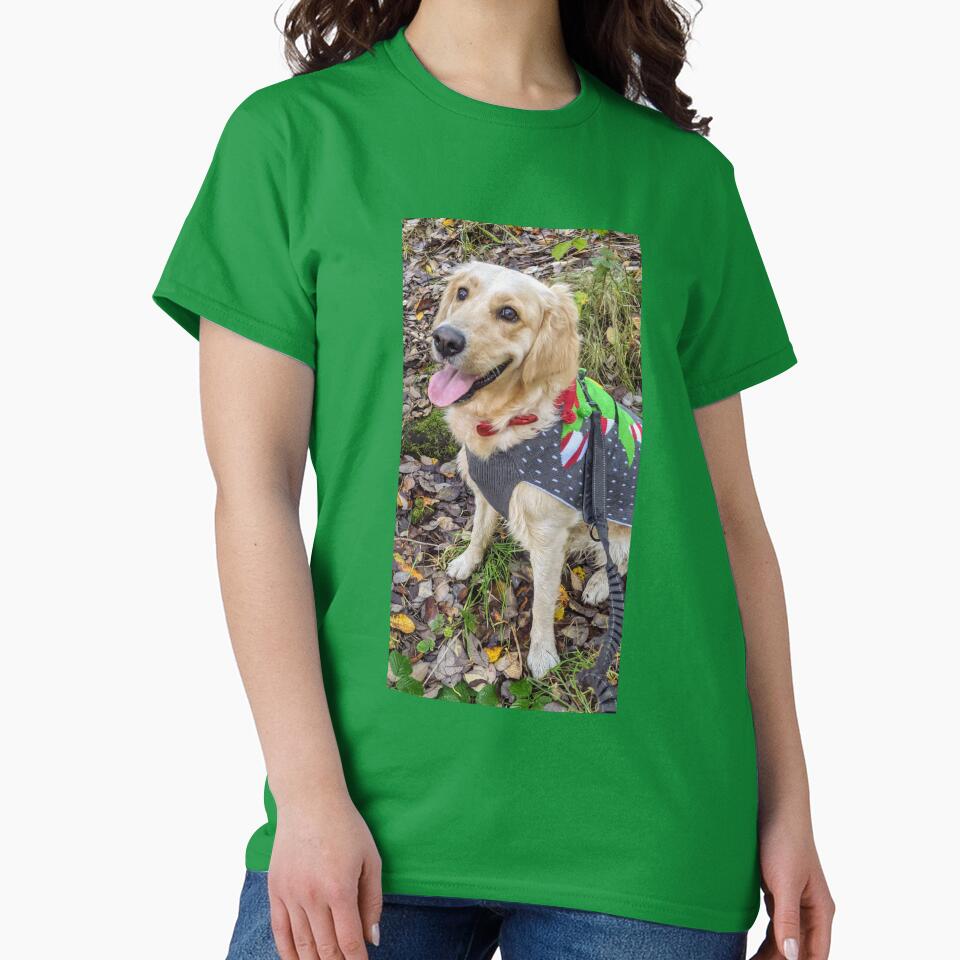 Golden retriever smile by Fluffycat2020 T-Shirts, Hoodie, Sweatshirt | BlankRebels.com (Image 2)