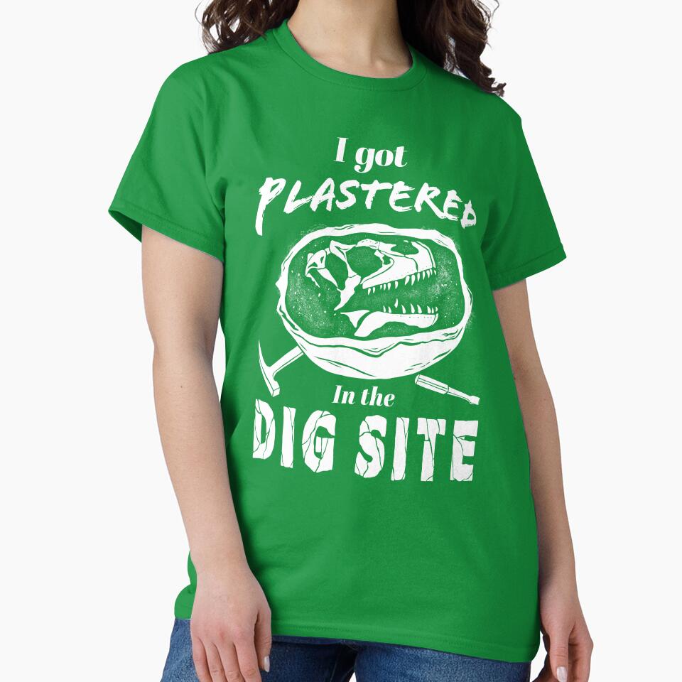 I got PLASTERED in the DIG SITE paleontology shirt by AetherAesthetic Hoodie, Sweatshirt | BlankRebels.com (Image 2)
