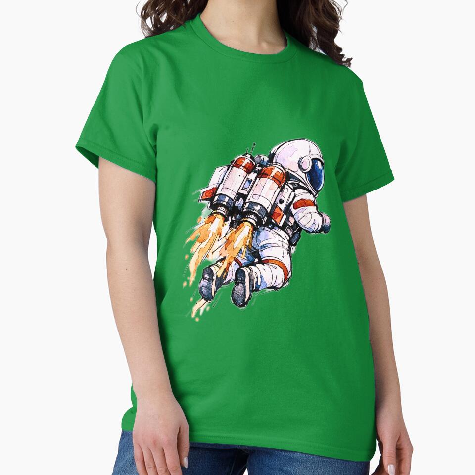 Rocket Boost Astronaut by PrimalBeastLab T-Shirts, Hoodie, Sweatshirt | BlankRebels.com (Image 2)