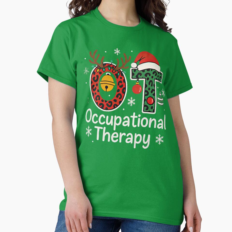 Occupational Therapy Christmas by Pixel-Lair T-Shirts, Hoodie, Sweatshirt | BlankRebels.com (Image 2)