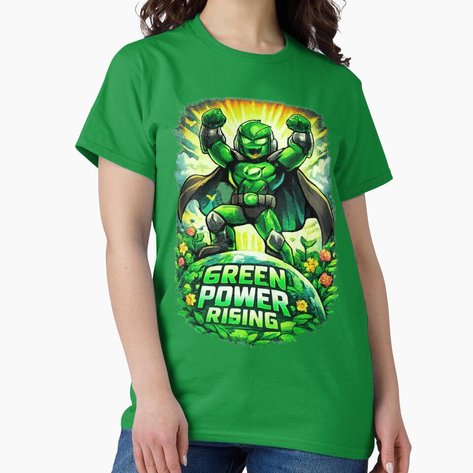 Verdion Green Superhero – Eco Hero Saving Planet – Comic T-Shirts, Hoodie, Sweatshirt