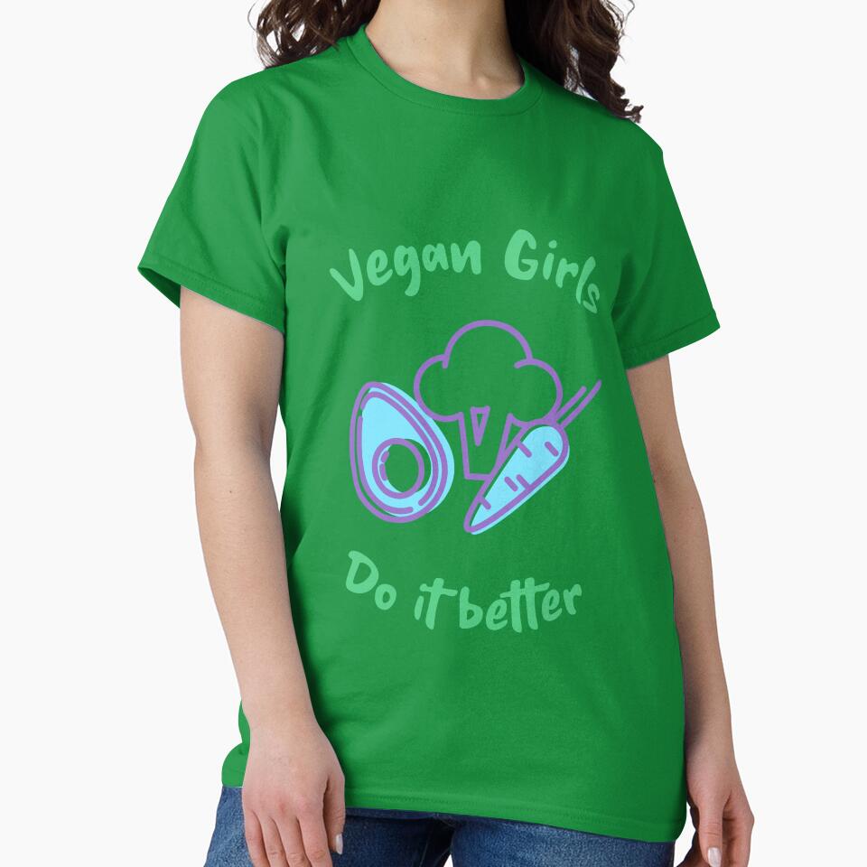 VEGAN GIRLS DO IT BETTER by TeeezShirtz T-Shirts, Hoodie, Sweatshirt | BlankRebels.com (Image 2)