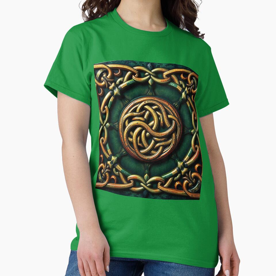 Celtic Tree of Life Throw Pillow, 3D Haunted Forest Seamless Pattern, Gothic Decor Print, viking Design for... (Image 2)