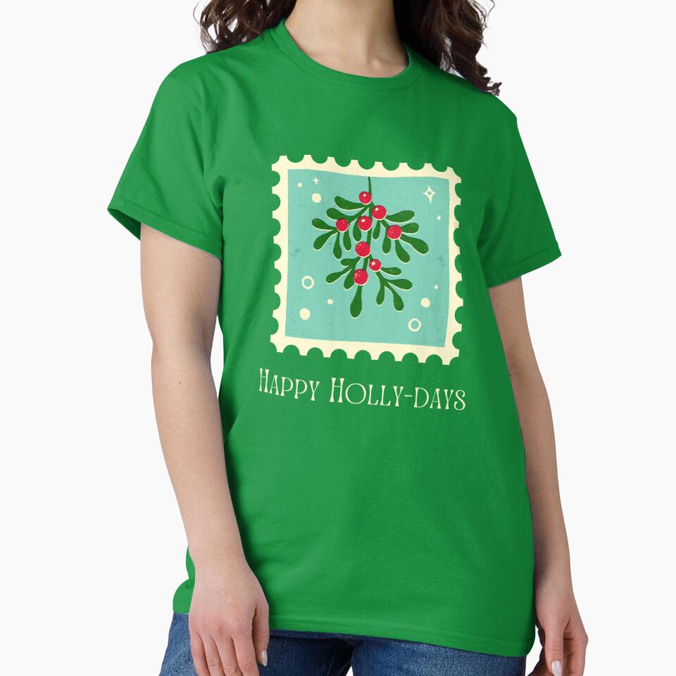 Happy Holidays Pun by Hayjay317 T-Shirts, Hoodie, Sweatshirt | BlankRebels.com (Image 2)