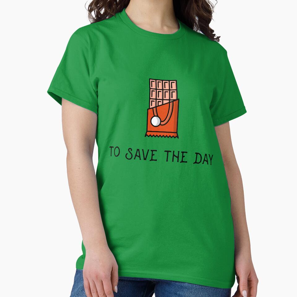 Chocolate to save the day by OnlyCoolTees T-Shirts, Hoodie, Sweatshirt | BlankRebels.com (Image 2)