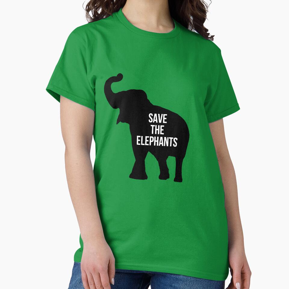 Save The Elephants by RevolutionInPaint T-Shirts, Hoodie, Sweatshirt | BlankRebels.com (Image 2)