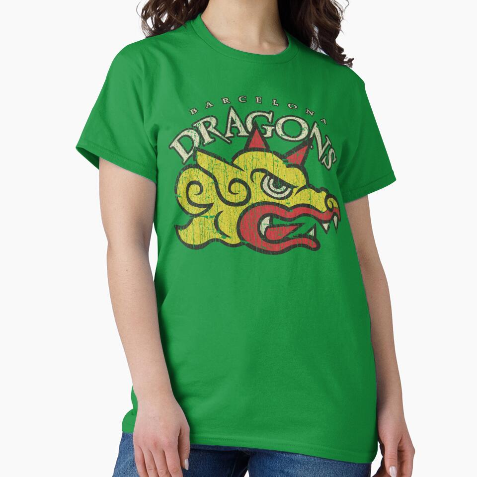 Barcelona Dragons 1991 by AstroZombie6669 T-Shirts, Hoodie, Sweatshirt | BlankRebels.com (Image 2)