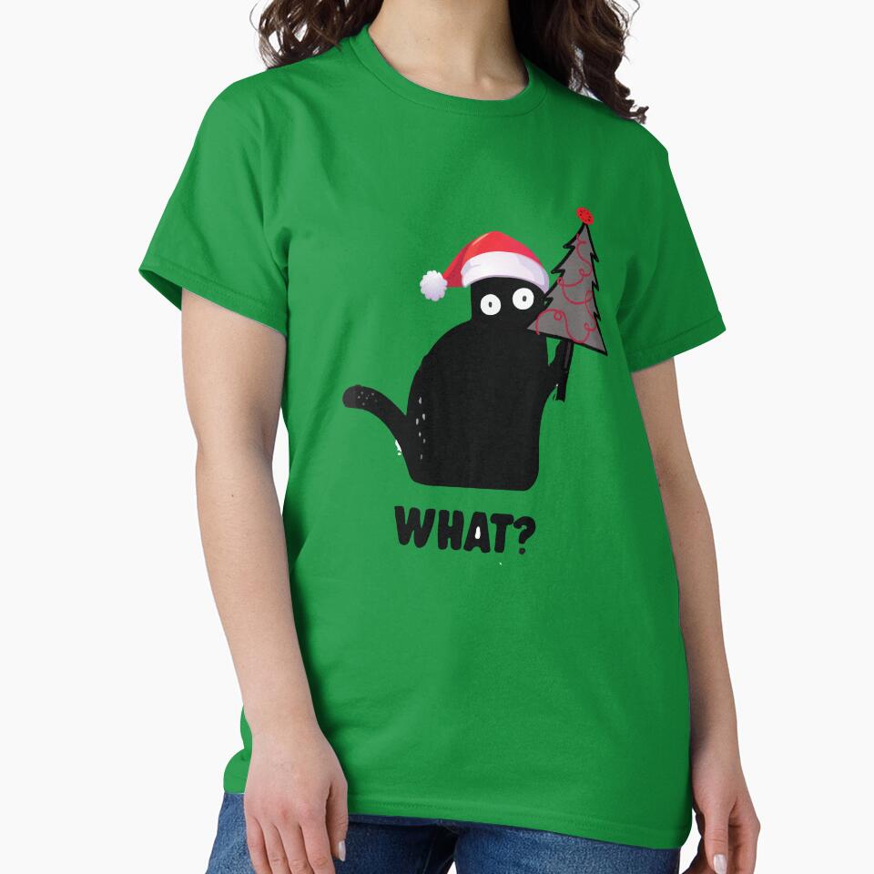 Merry Christmas cat what ? by MORADRIF T-Shirts, Hoodie, Sweatshirt | BlankRebels.com (Image 2)