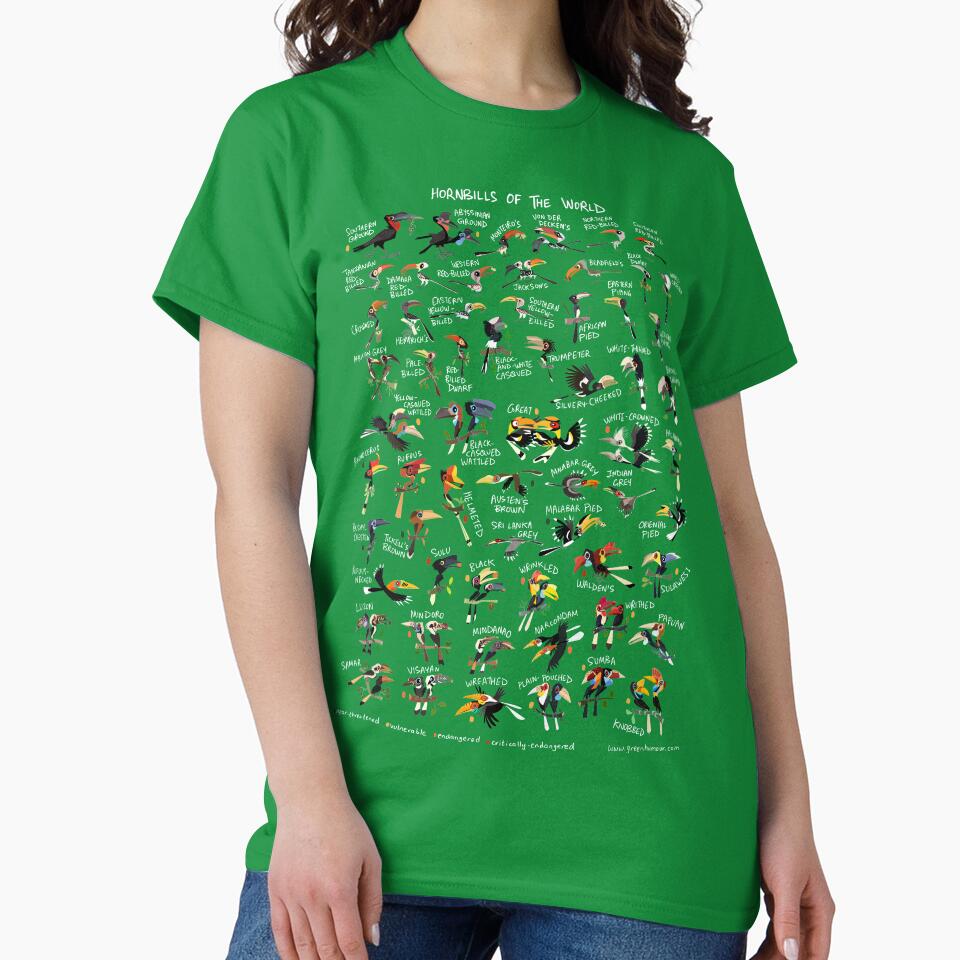 Hornbills of the World by Green Humour T-Shirts, Hoodie, Sweatshirt | BlankRebels.com (Image 2)