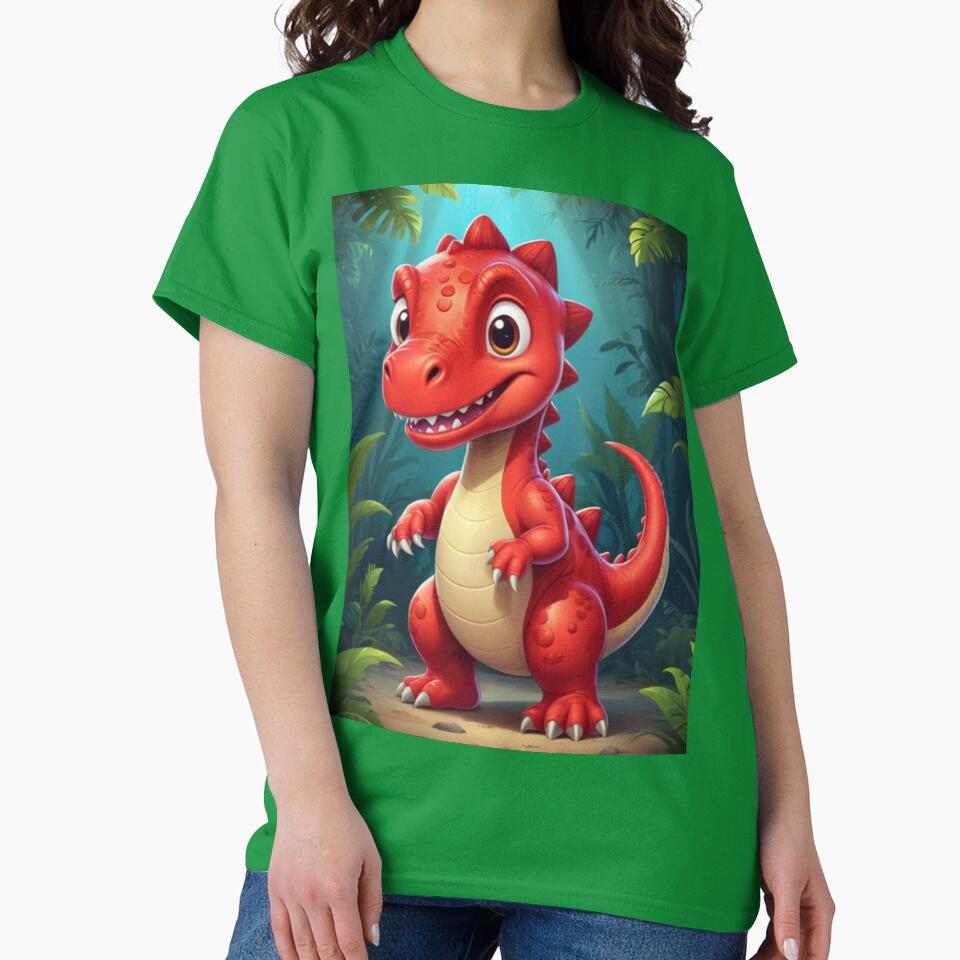 cute red dinosaur by KIDS-PRINTS T-Shirts, Hoodie, Sweatshirt | BlankRebels.com (Image 2)