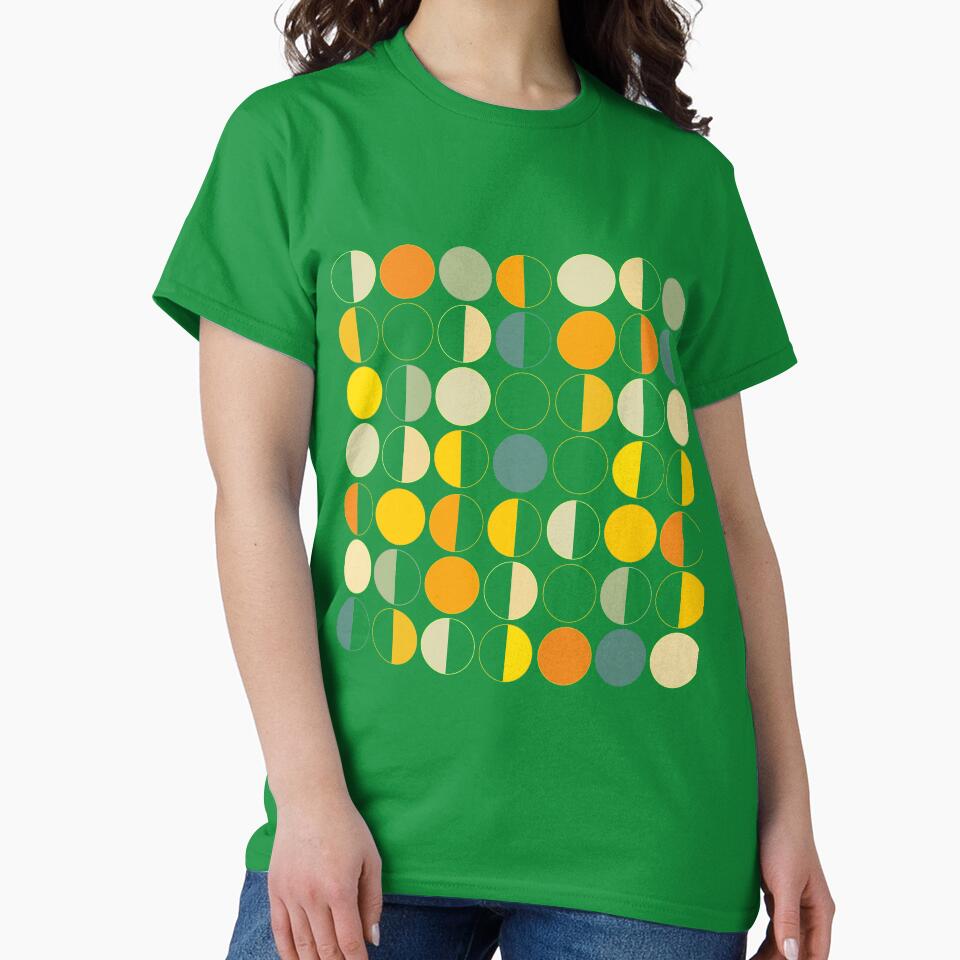 Quarter Moon Phase Pattern - Moss by Starzology T-Shirts, Hoodie, Sweatshirt | BlankRebels.com (Image 2)