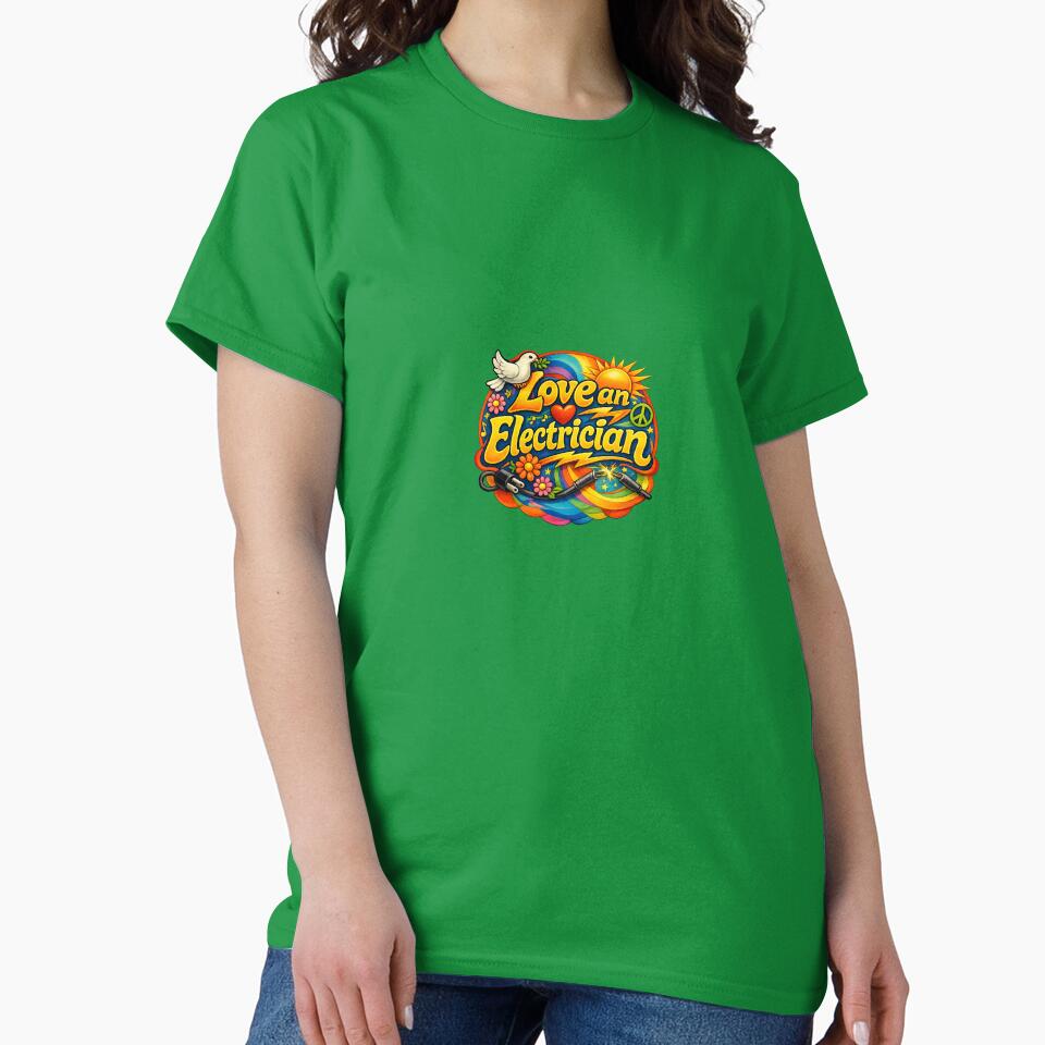 Love an Electrician Design by thesparkystore T-Shirts, Hoodie, Sweatshirt | BlankRebels.com (Image 2)