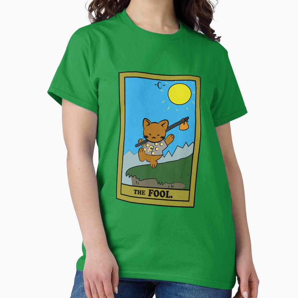 TAROT CARDS | THE FOOL. | CAT by FalconLifeStore T-Shirts, Hoodie, Sweatshirt | BlankRebels.com (Image 2)