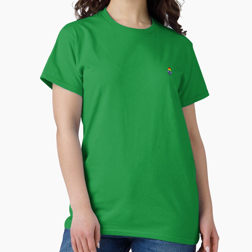 Rainbow Squid LGBT Pixel Art by Voyax T-Shirts, Hoodie, Sweatshirt | BlankRebels.com (Image 2)