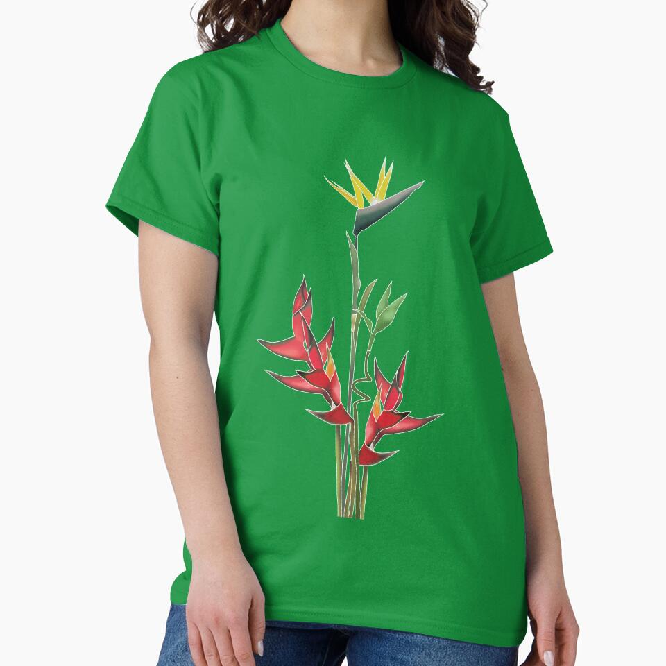 Tropical Flowers by glategan T-Shirts, Hoodie, Sweatshirt | BlankRebels.com (Image 2)