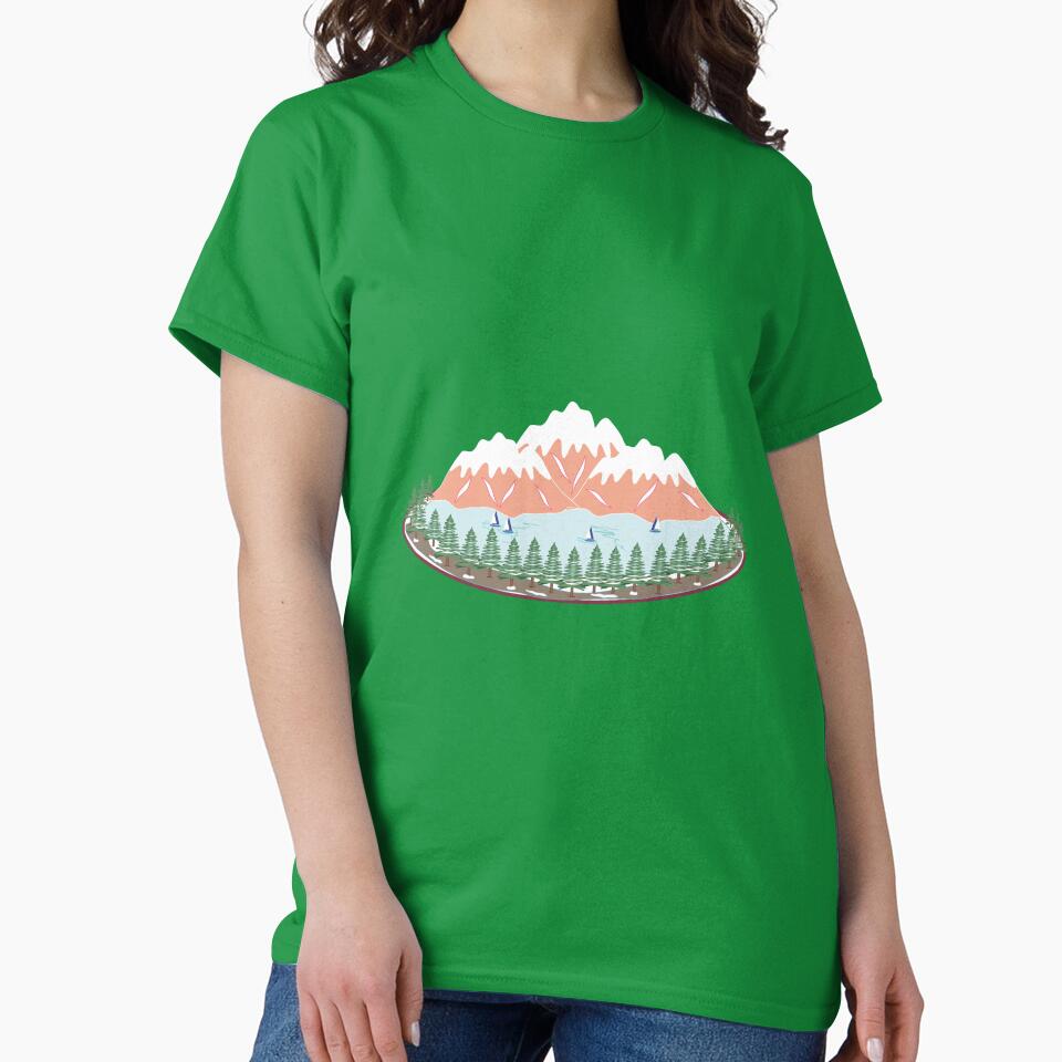 SNOWY MOUNTAIN by ItaliaColore T-Shirts, Hoodie, Sweatshirt | BlankRebels.com (Image 2)
