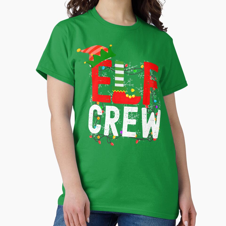Elf crew for family matching costume by erozzz T-Shirts, Hoodie, Sweatshirt | BlankRebels.com (Image 2)