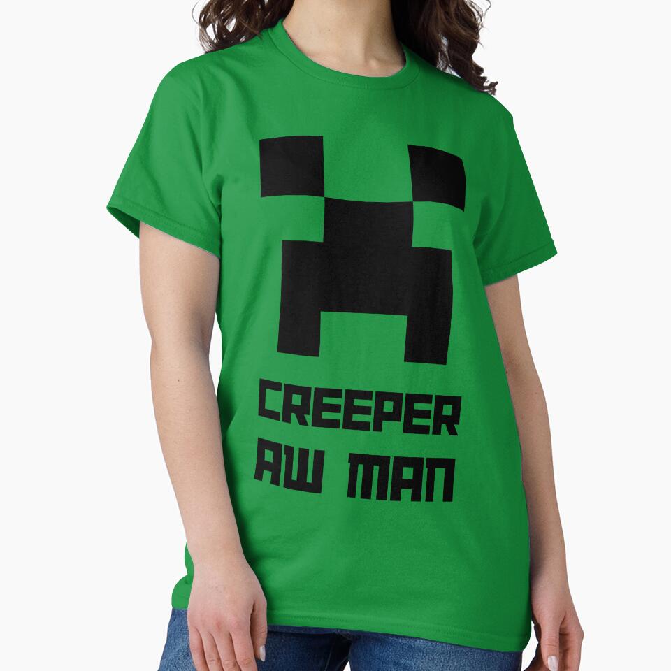 Creeper Aw Man by ConfusedStudio T-Shirts, Hoodie, Sweatshirt | BlankRebels.com (Image 2)