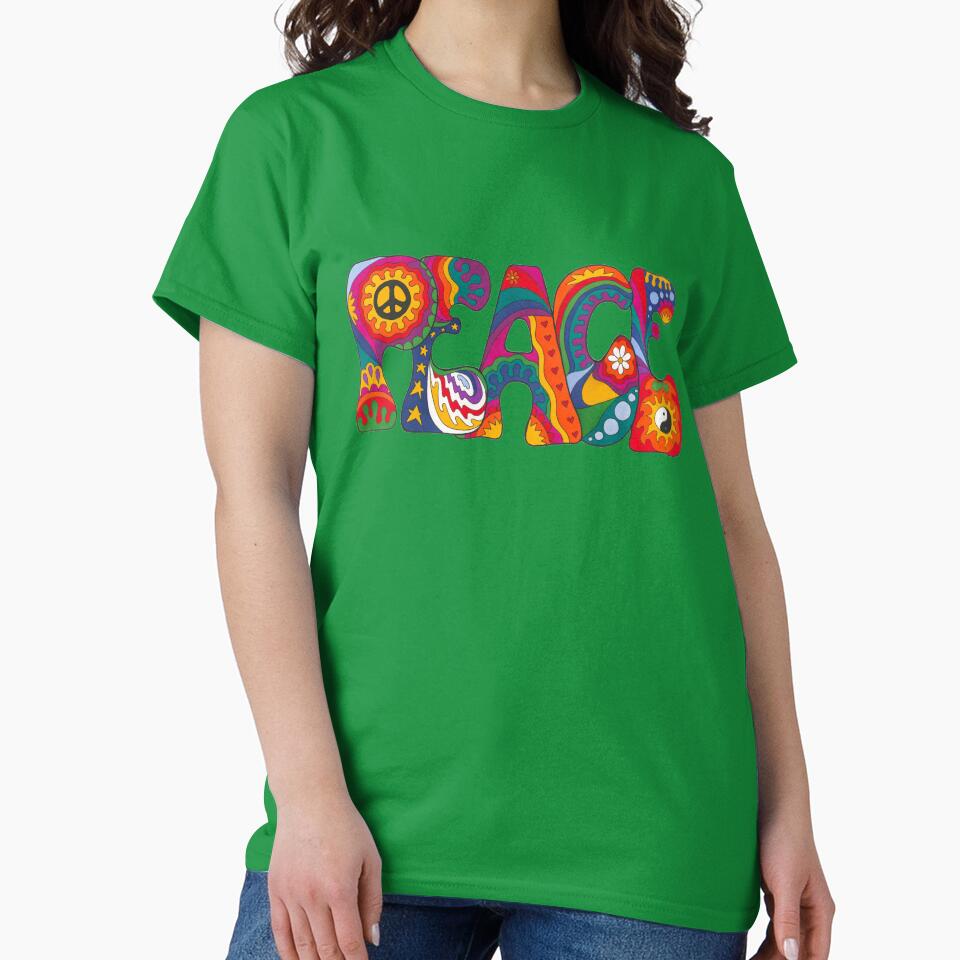 Psychedelic Peace by Kellie Espie Art T-Shirts, Hoodie, Sweatshirt | BlankRebels.com (Image 2)