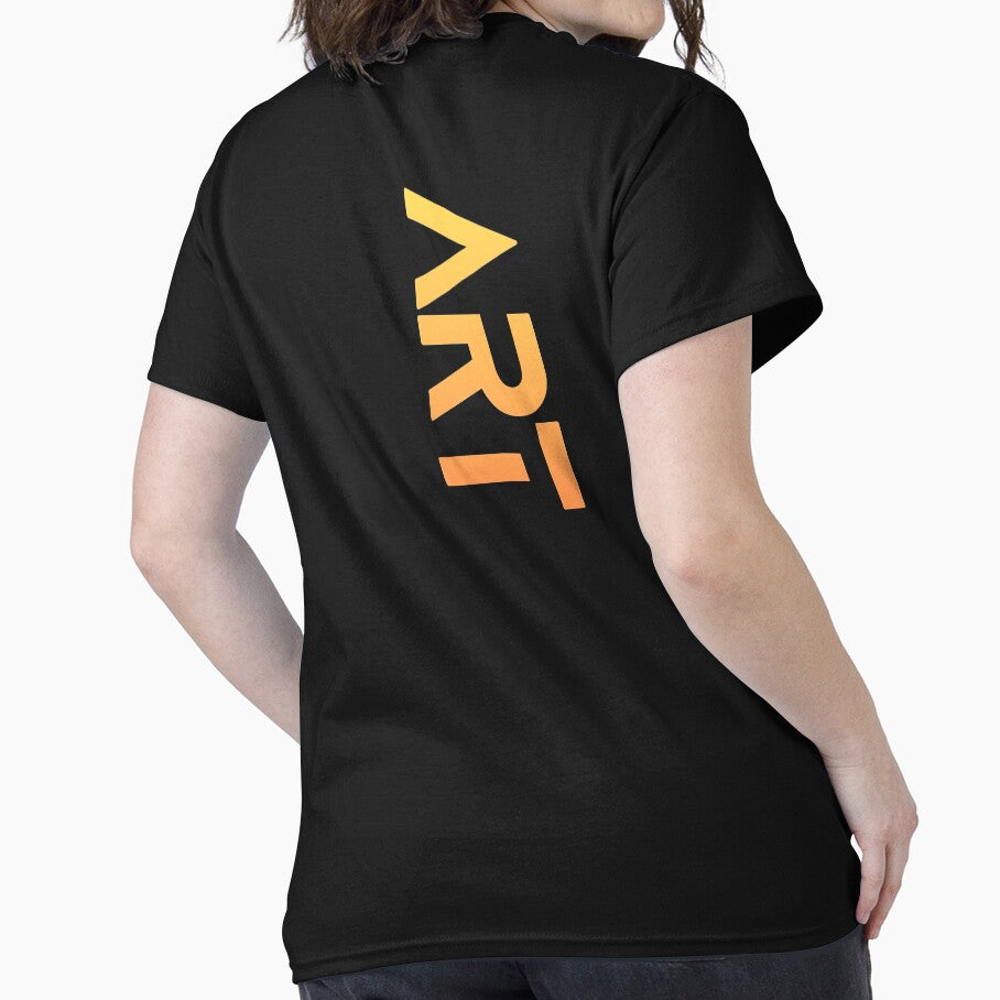 MRL – Minimal Abstract Typography Art in Warm Gradient by ArtisanBagel T-Shirts, Hoodie, Sweatshirt (Image 2)