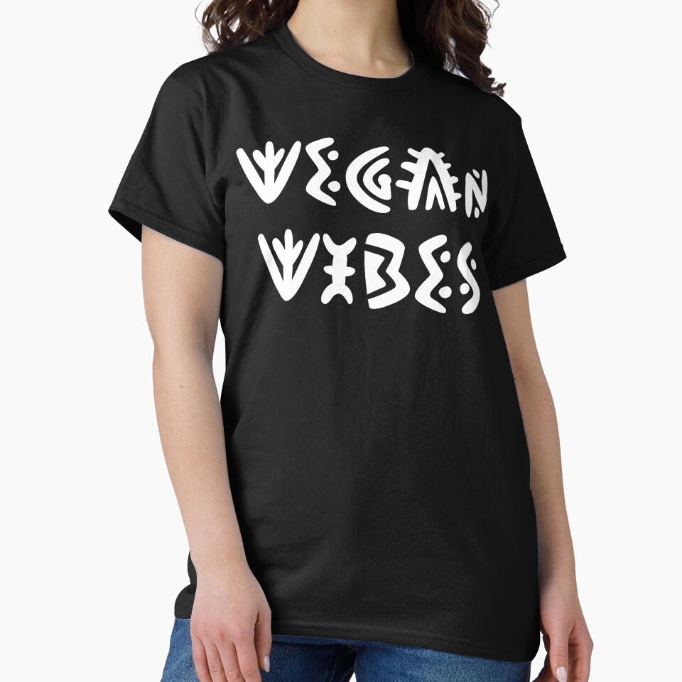 Vegan vibes tribal by ReignGFX T-Shirts, Hoodie, Sweatshirt | BlankRebels.com (Image 2)