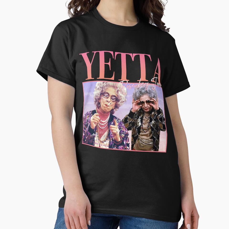 90_S Retro style Yetta Rosenberg Jones Gifts Fitted V-Neck by AndrewMEA T-Shirts, Hoodie, Sweatshirt (Image 2)