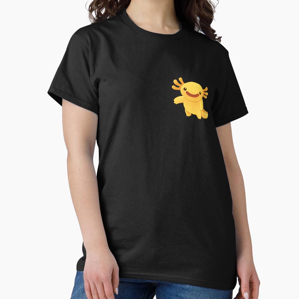 Happy Golden Axolotl by alanawdoesart T-Shirts, Hoodie, Sweatshirt | BlankRebels.com (Image 2)
