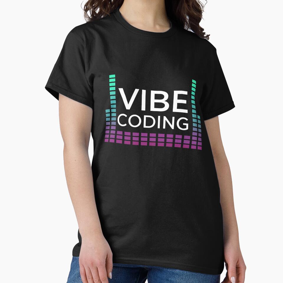 Vibe Coding Equalizer – Music Meets Code Programmer Design by VividOrganica T-Shirts, Hoodie, Sweatshirt (Image 2)
