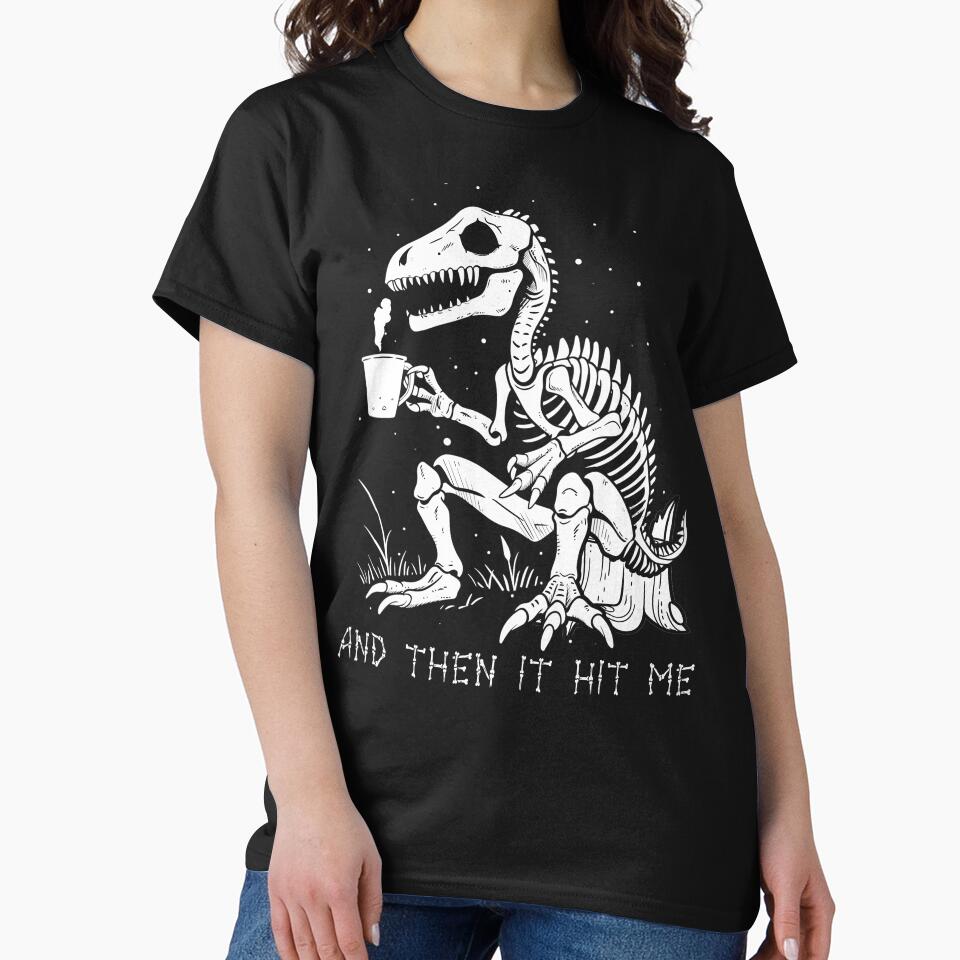 Funny Skeleton Dinosaur Costume Goth Men Women Halloween by KsuAnn T-Shirts, Hoodie, Sweatshirt | BlankRebels.com (Image 2)
