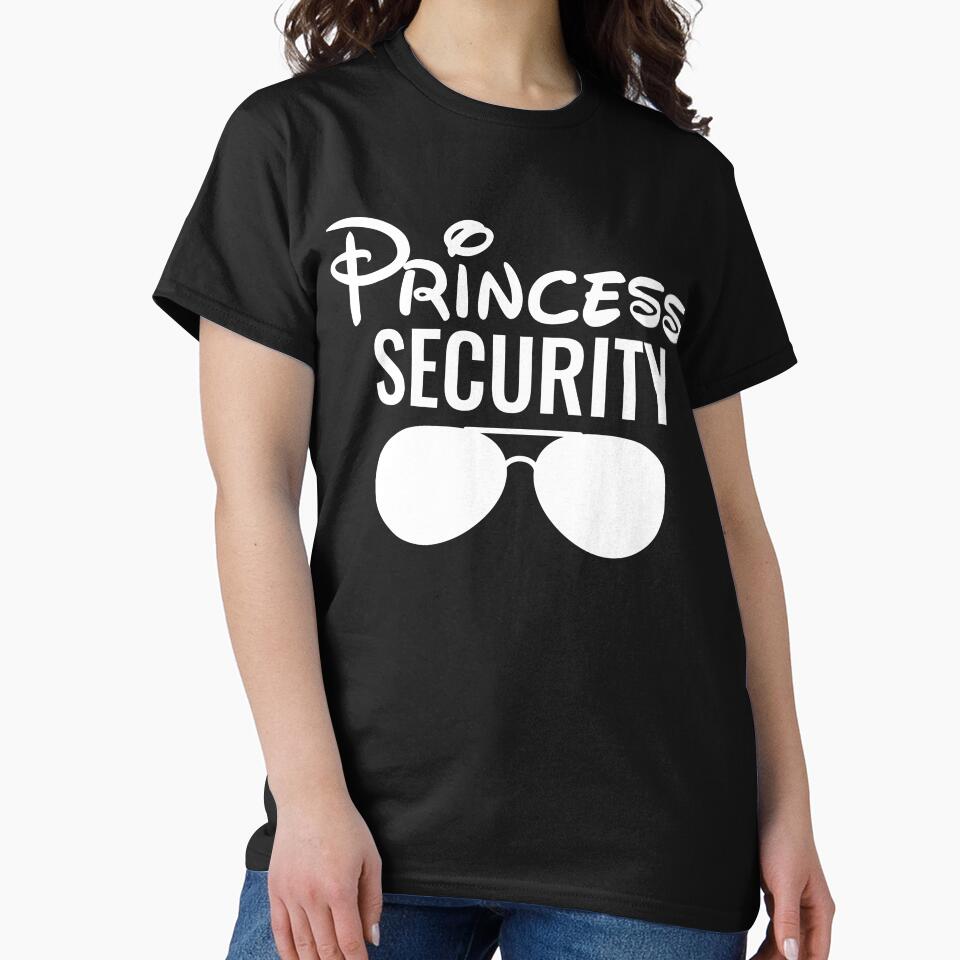 Princess Security Dad Boyfriend Husband Pregnancy by Nerdiffy T-Shirts, Hoodie, Sweatshirt | BlankRebels.com (Image 2)
