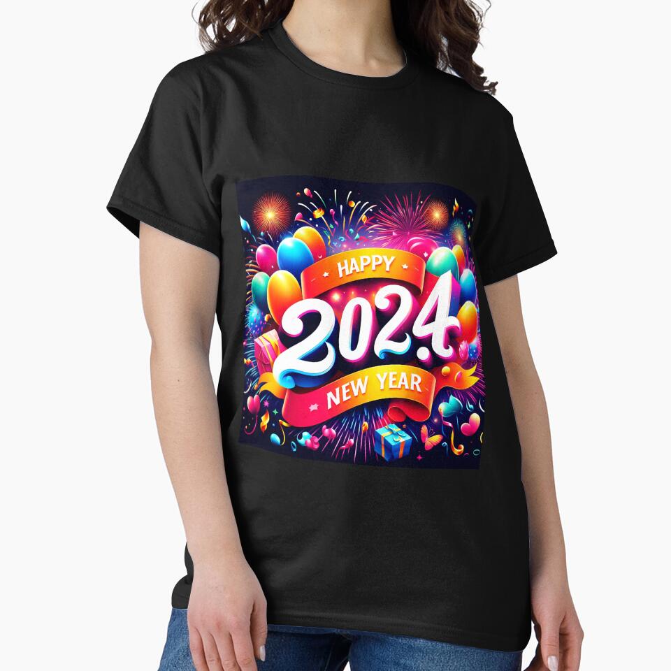 Happy NEW Year 2024 by digitalgull T-Shirts, Hoodie, Sweatshirt | BlankRebels.com (Image 2)