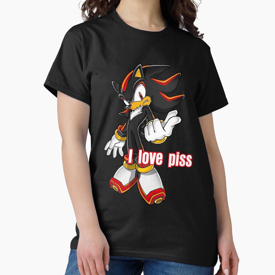Shadow The Hedgehog I Love Piss by laurelandblusx T-Shirts, Hoodie, Sweatshirt | BlankRebels.com (Image 2)