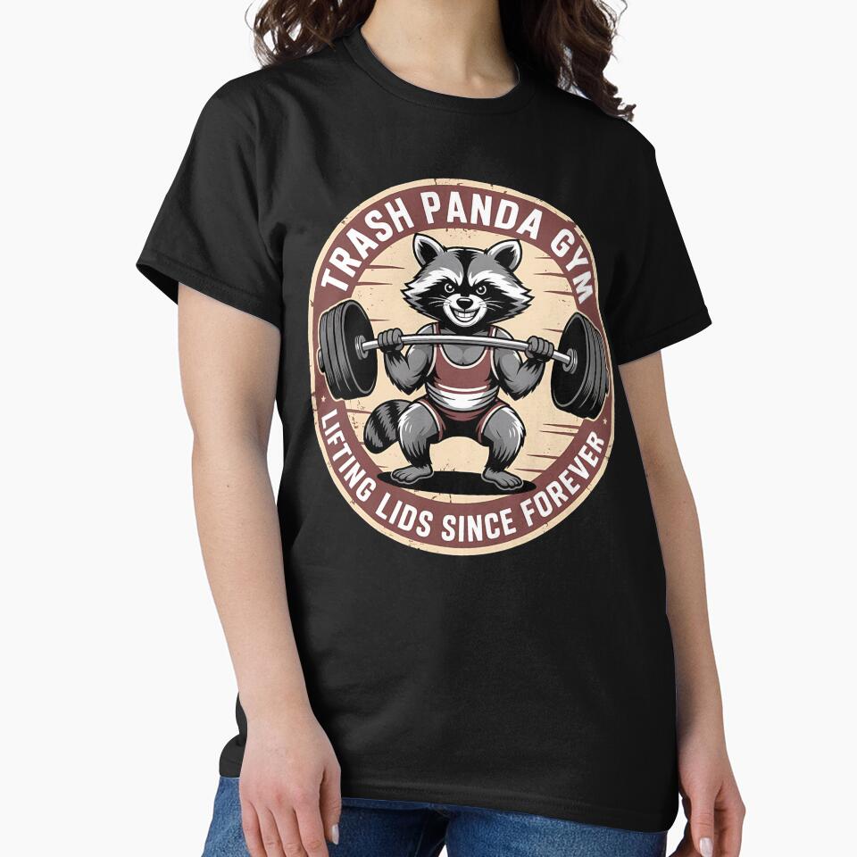 Trash gym - I love raccoon - Raccoon now - Free raccoon - Raccoon only - Live raccoon - Just do raccoon - Funky... (Image 2)