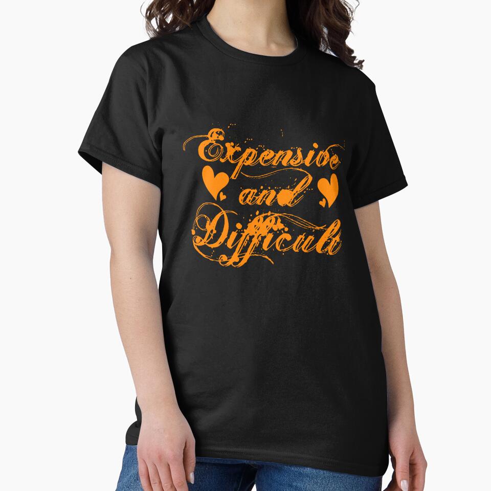 Expensive and Difficult Funny Boujee Girl Preppy Aesthetic by Artsy Aura ⭐⭐⭐⭐⭐ T-Shirts, Hoodie, Sweatshirt (Image 2)