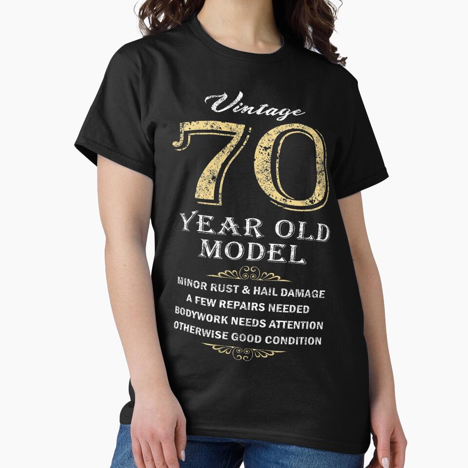 70th Birthday - Funny gift idea by HobzyMerch T-Shirts, Hoodie, Sweatshirt | BlankRebels.com (Image 2)