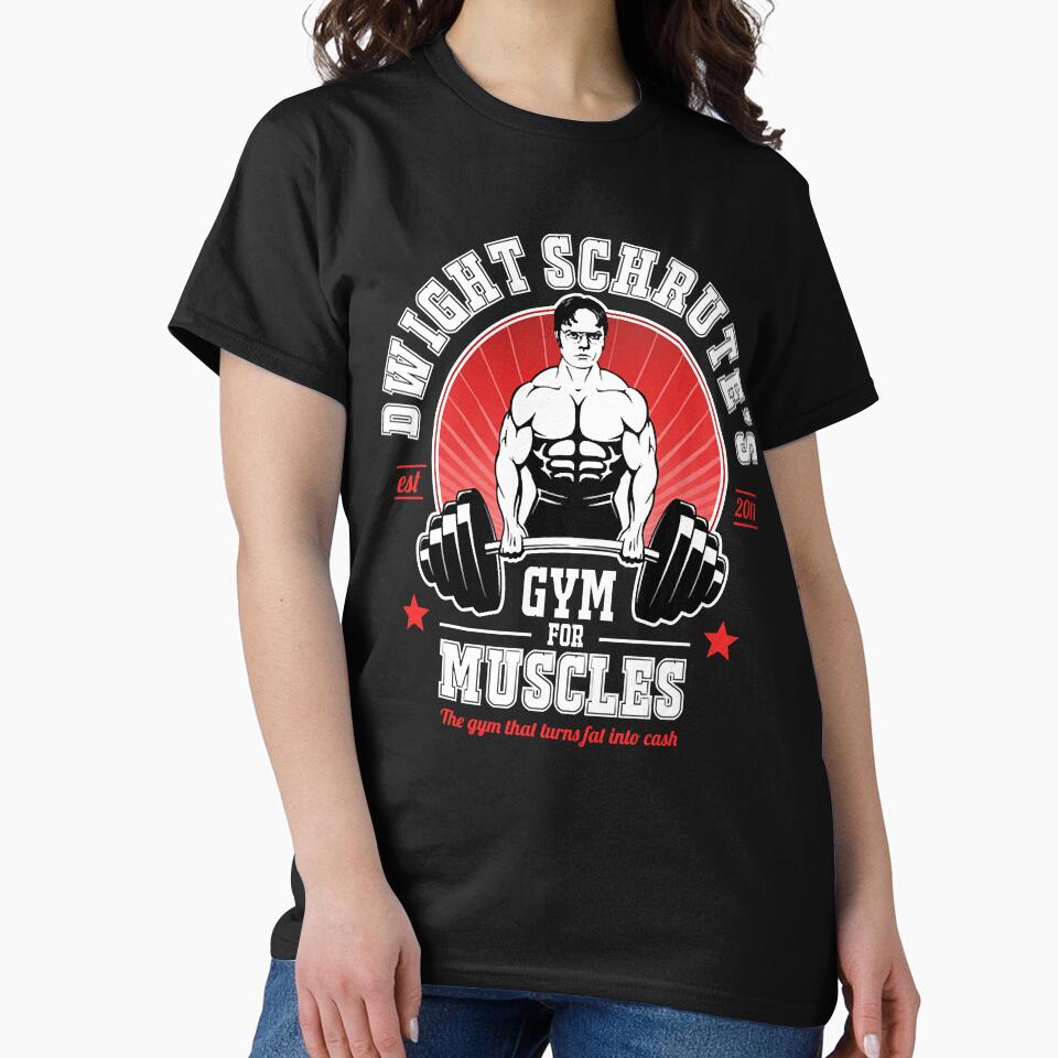 Dwight Schrute's Gym For Muscles by jimelzxsnavely T-Shirts, Hoodie, Sweatshirt | BlankRebels.com (Image 2)