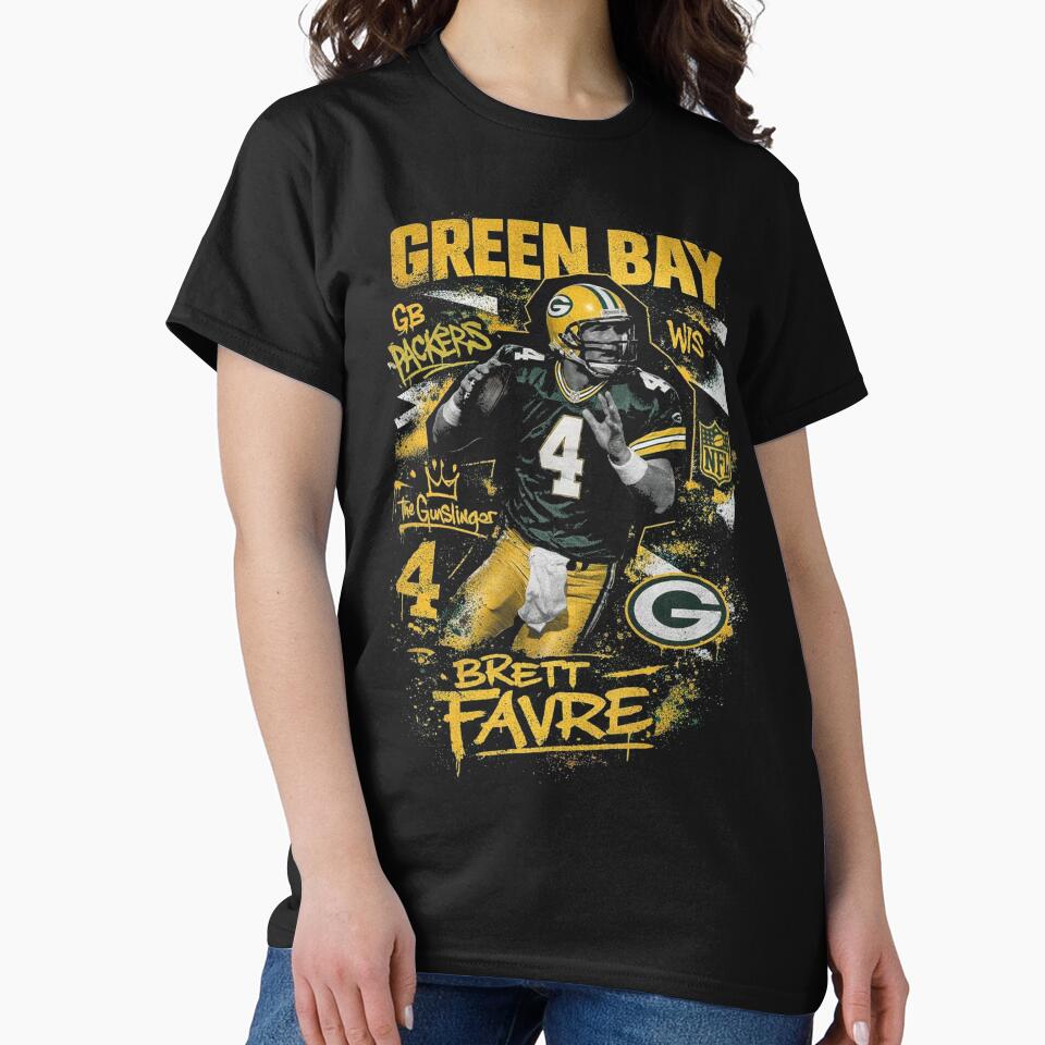 Brett Favre Graffiti Legacy – Green Bay Gunslinger in Street Art Vibes by TheArtOfCar T-Shirts, Hoodie, Sweatshirt (Image 2)
