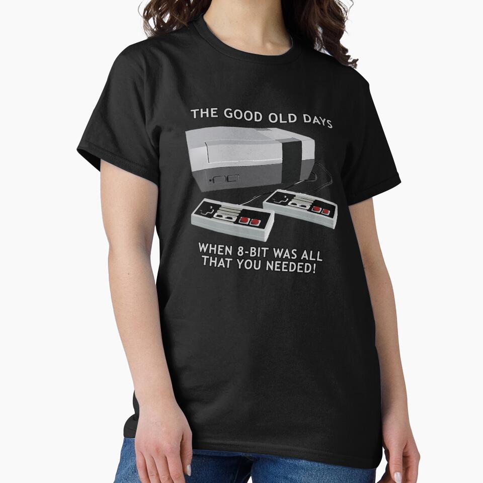 Retro gaming "The Good Old Days When 8-bit Was All That You Needed!" by JDMTees T-Shirts, Hoodie, Sweatshirt (Image 2)