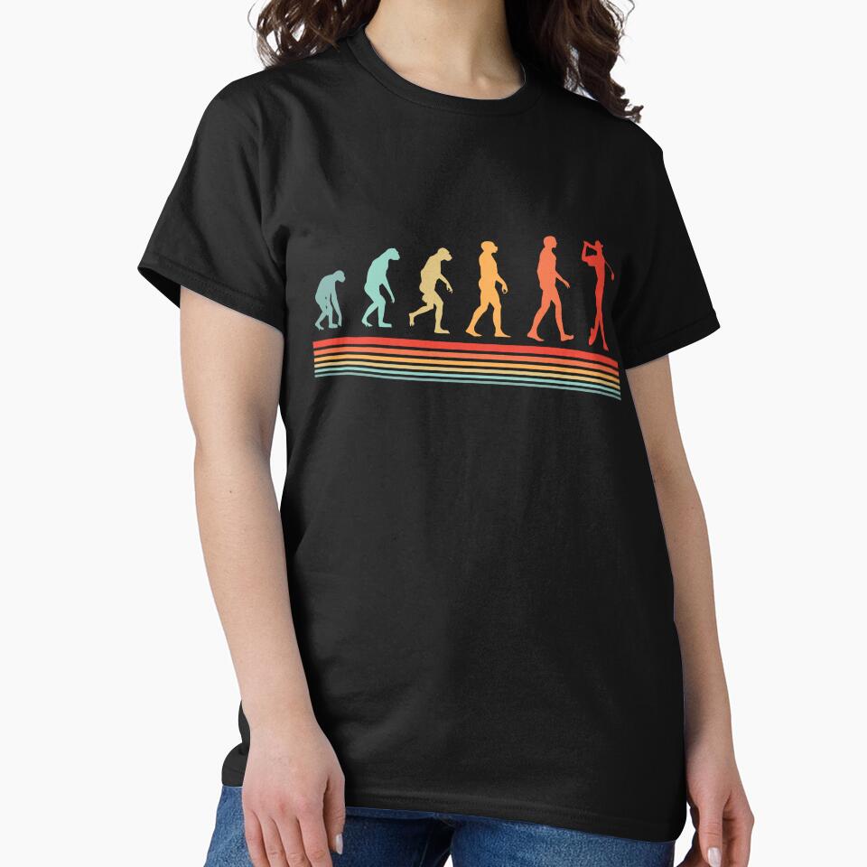 Evolution of a Golfer Retro Vintage by jmbeezee T-Shirts, Hoodie, Sweatshirt | BlankRebels.com (Image 2)