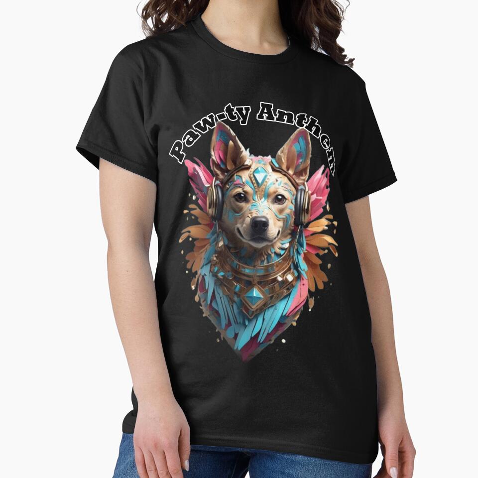 "Paw-ty Anthem" - Colorful Dog Festival Design by LaLi Designs by LaLi-Designs T-Shirts, Hoodie, Sweatshirt (Image 2)
